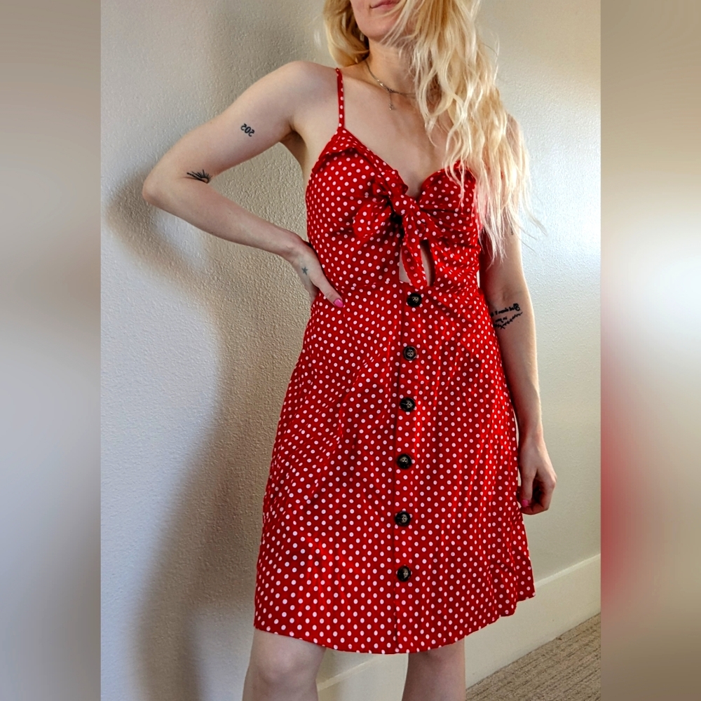 Pin-up midi dress